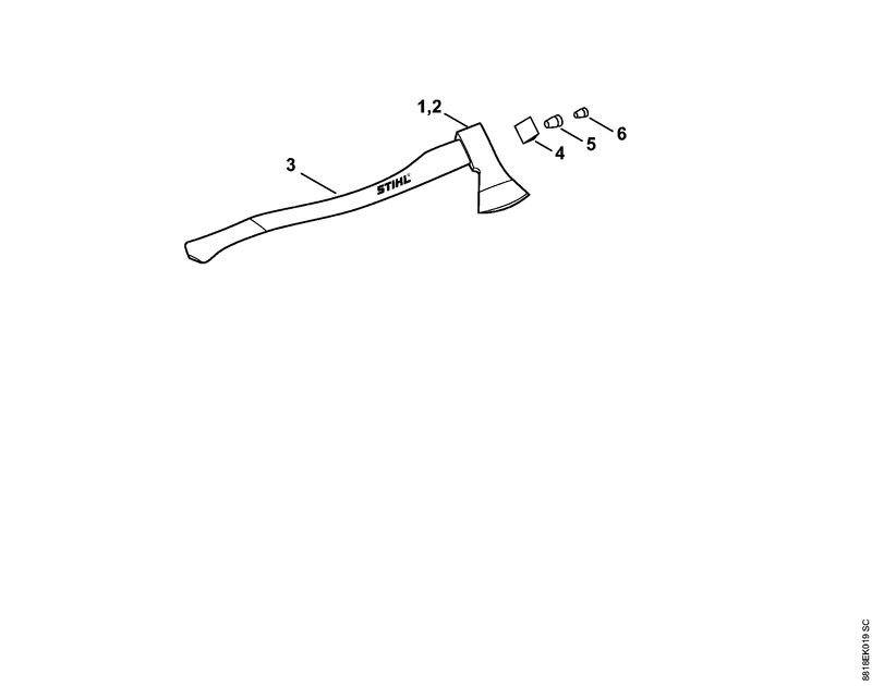 STIHL 0000-881-2181 Ringspie 14 mm positie 6 technische tekening
