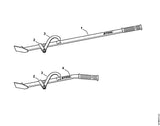 STIHL 0000-881-2710 Trekhaak positie 3 technische tekening