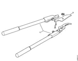 STIHL 0000-881-9926 Kling/mes positie 2 technische tekening