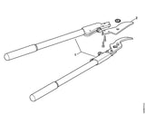STIHL 0000-881-9927 Kling/mes positie 2 technische tekening