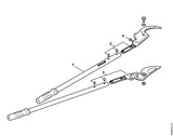 STIHL 0000-881-9901 Kling-, messet met bouten positie 3 technische tekening