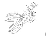 STIHL 0000-881-0879 Klinknagels (100 stuks) positie -1 technische tekening