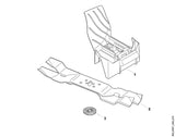 STIHL 6336-760-8300 mulchhulpstuk positie 1 technische tekening