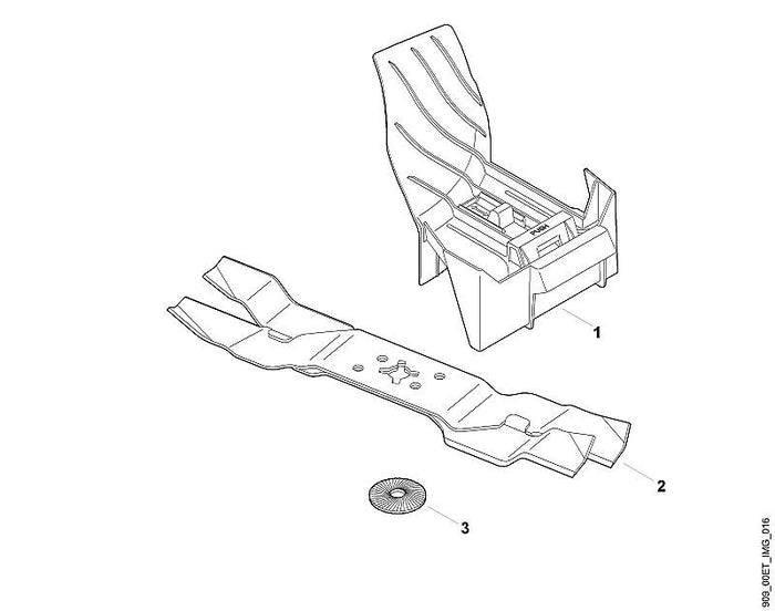 STIHL 6336-760-9900 multimes positie 2 technische tekening