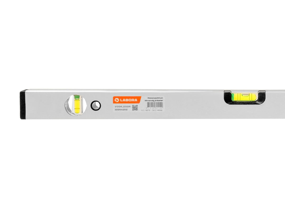 Keizers Waterpas 60 cm - dikwandig aluminium, 2 libellen