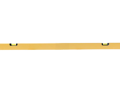 Keizers Stelwaterpas Gold 150 cm - dikwandig aluminium, 4 libellen, stelvoetjes