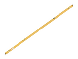 Keizers Stelwaterpas Gold 180 cm - dikwandig aluminium, 4 libellen, stelvoetjes