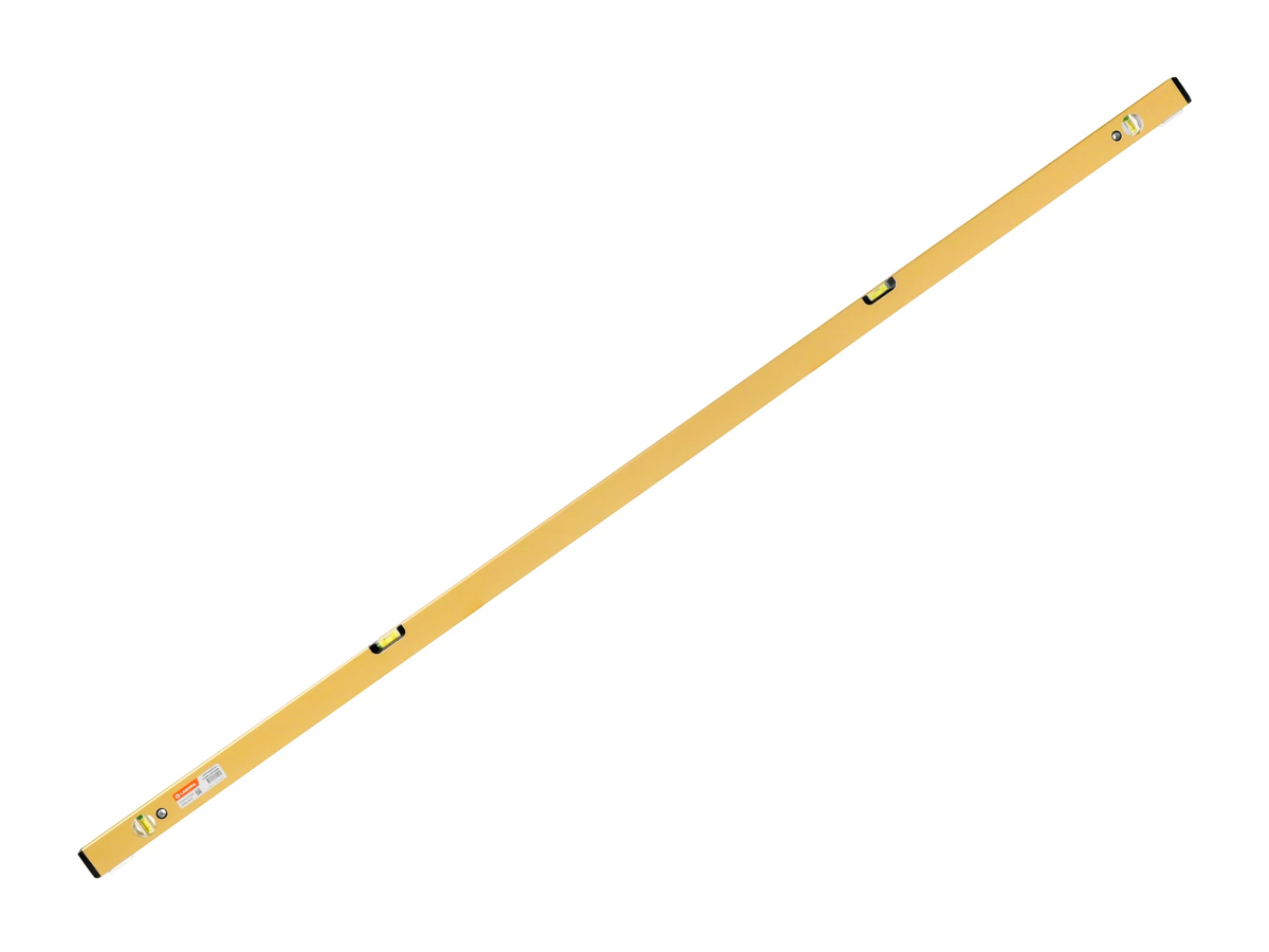 Keizers Stelwaterpas Gold 180 cm - dikwandig aluminium, 4 libellen, stelvoetjes