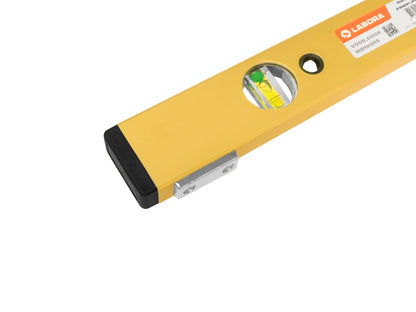 Keizers Stelwaterpas Gold 180 cm - dikwandig aluminium, 4 libellen, stelvoetjes