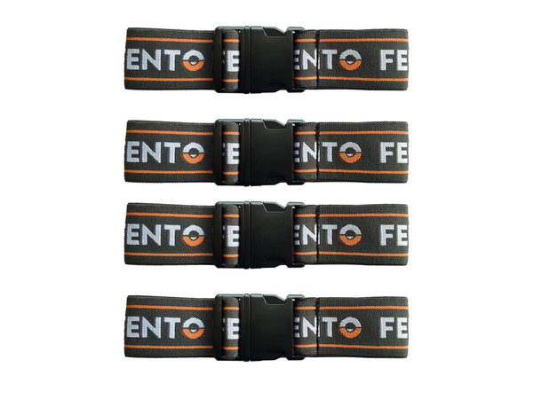 Fento Elastieken met Clip voor Kniebeschermers 400 und MAX (4 Stuks)