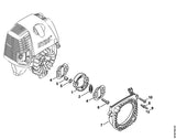 STIHL 4313-080-1800 Ventilatorhuis positie 7 technische tekening