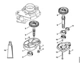 STIHL 4313-642-0103 Tandwiel positie 5 technische tekening