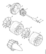 STIHL 4853-761-0300 Uitstroomconus positie 9 technische tekening