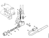 STIHL 4749-510-0200 Terugslagklep positie -1 technische tekening