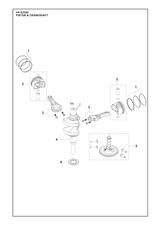 Husqvarna 546065501 onderdelentekening - positie 1