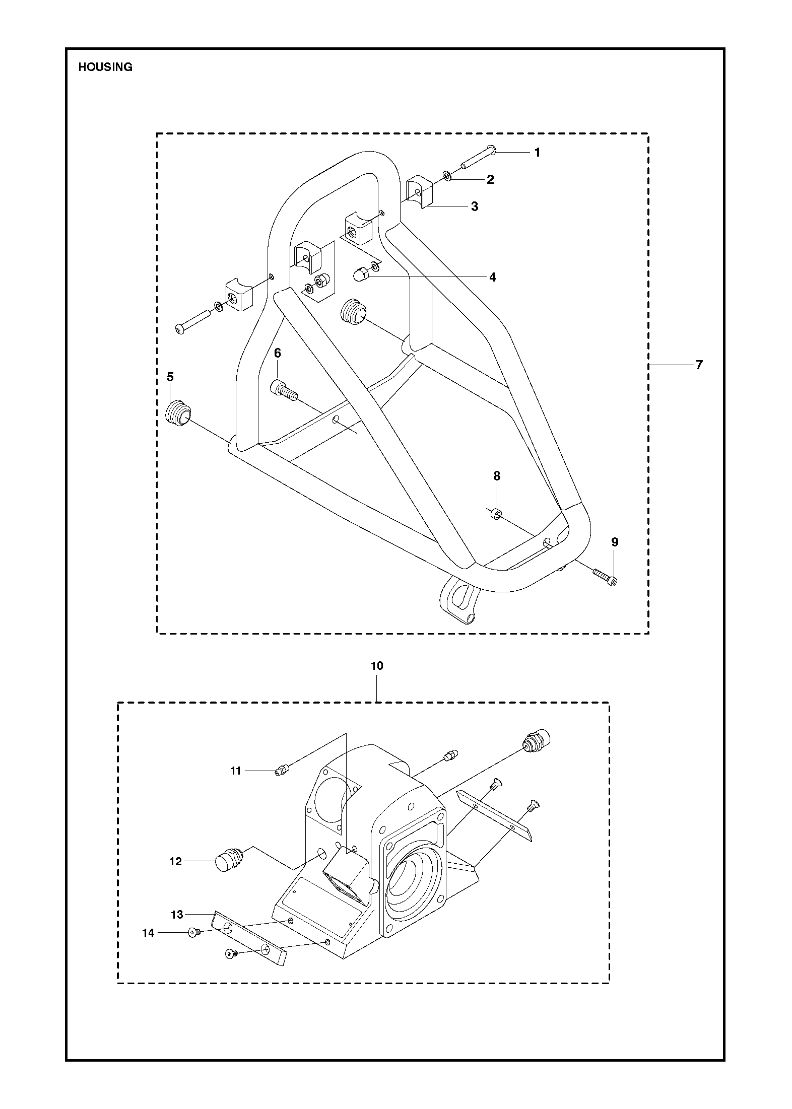 Husqvarna 505555601 onderdelentekening - positie 5