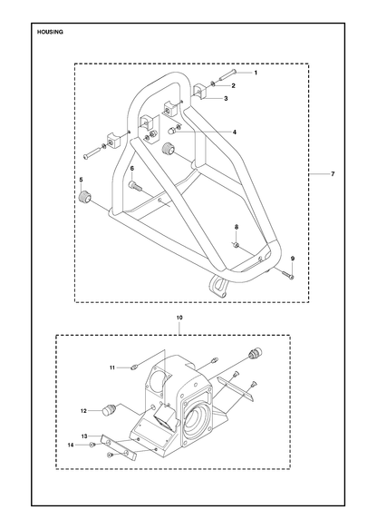 Husqvarna 505555601 onderdelentekening - positie 5
