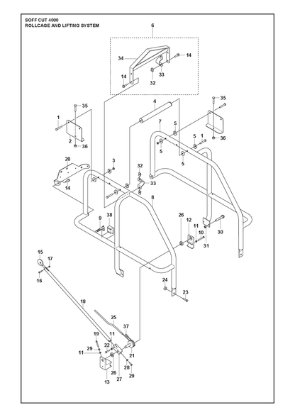 Husqvarna 505816301 onderdelentekening - positie 12