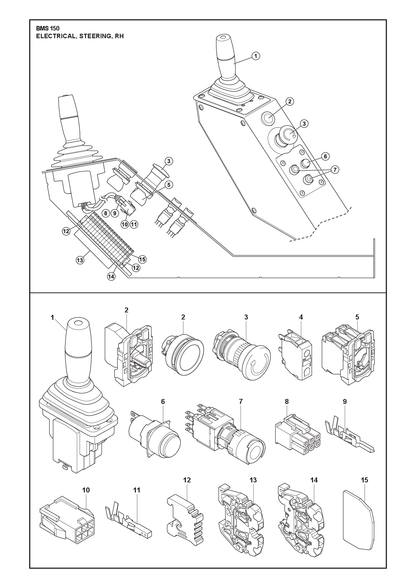 Husqvarna 534406201 onderdelentekening - positie 5
