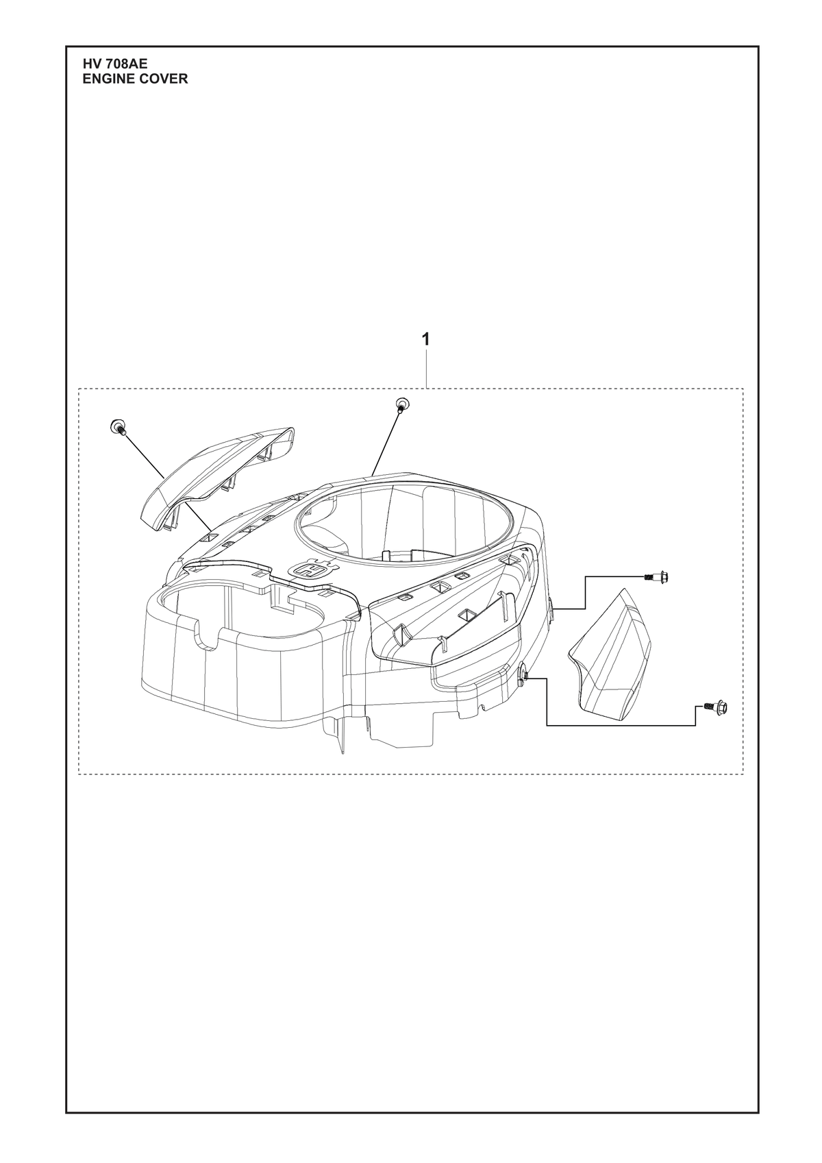Husqvarna 547496101 onderdelentekening - positie 1