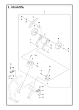 Husqvarna 595068501 onderdelentekening - positie 17