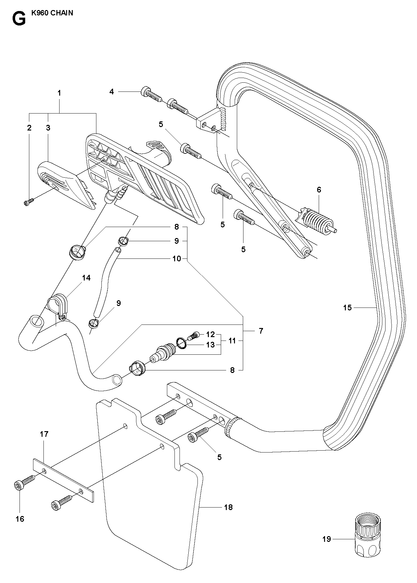Husqvarna 503263021 onderdelentekening - positie 13