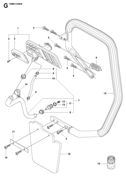 Husqvarna 503263021 onderdelentekening - positie 13