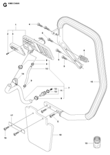 Husqvarna 506095604 onderdelentekening - positie 9
