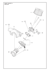 Husqvarna 548615503 onderdelentekening - positie 1