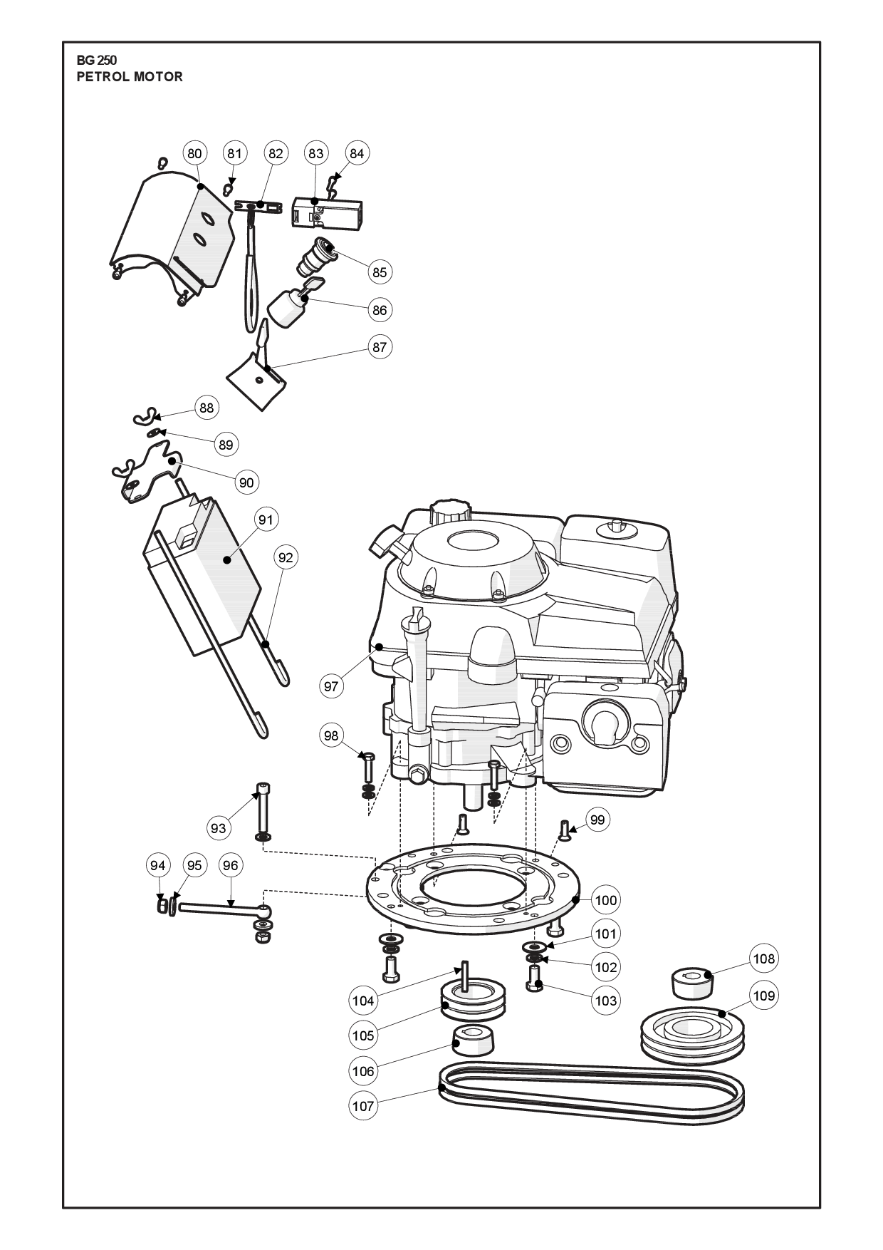 Husqvarna 503222601 onderdelentekening - positie 88