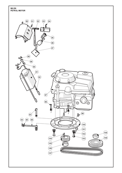 Husqvarna 503222601 onderdelentekening - positie 88