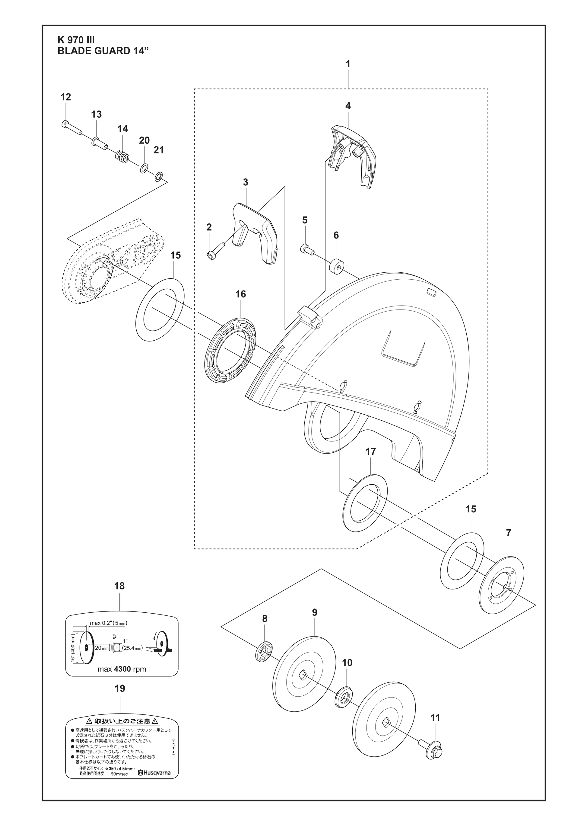Husqvarna 506379622 onderdelentekening - positie 10