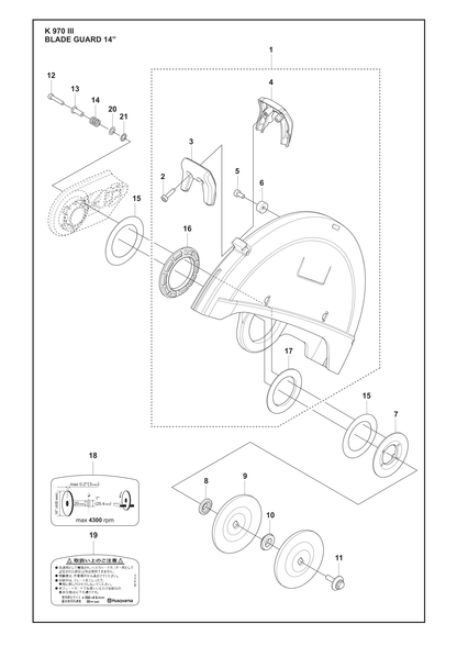 Husqvarna 506379622 onderdelentekening - positie 10