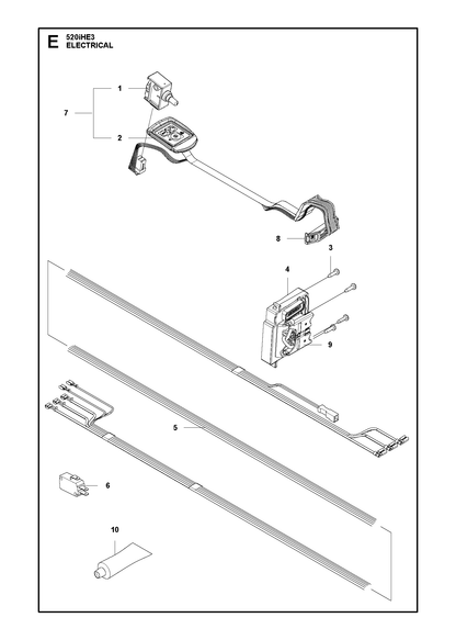 Husqvarna 574316001 onderdelentekening - positie 6
