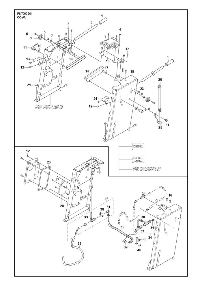 Husqvarna 725645151 onderdelentekening - positie 3