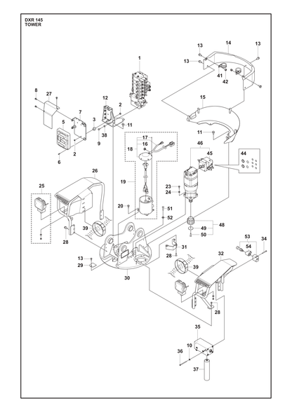 Husqvarna 510241201 onderdelentekening - positie 23