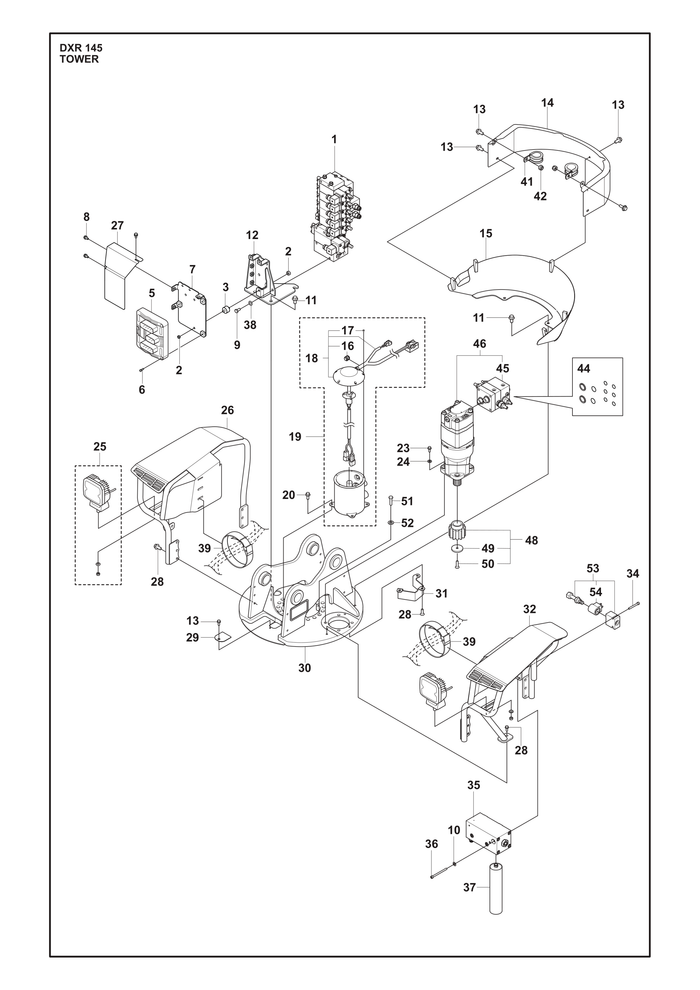 Husqvarna 599650701 onderdelentekening - positie 26