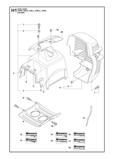 Husqvarna 537395204 onderdelentekening - positie 16