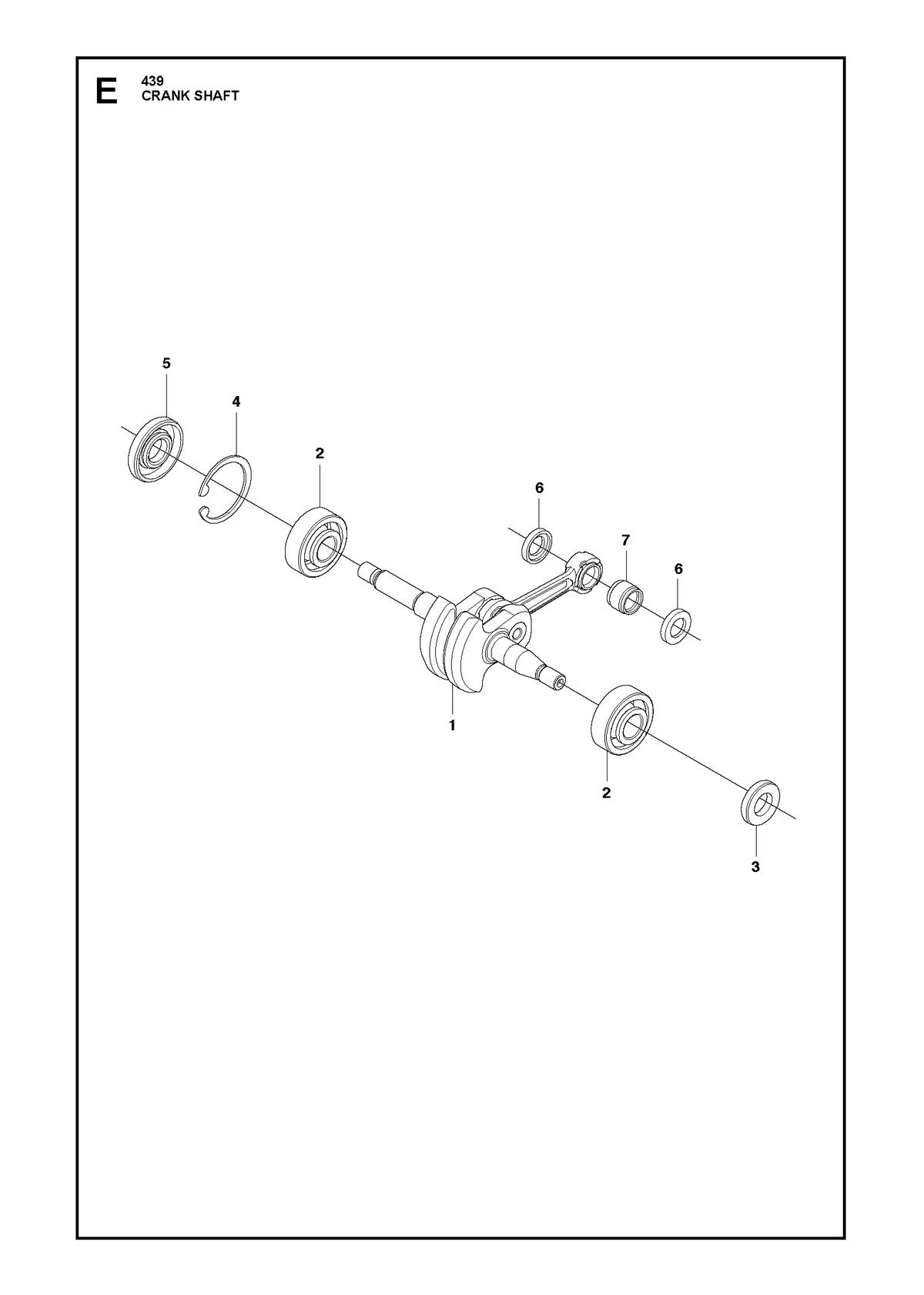 Husqvarna 576449701 onderdelentekening - positie 1