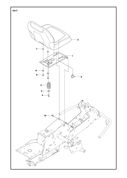 Husqvarna 587393101 onderdelentekening - positie 5