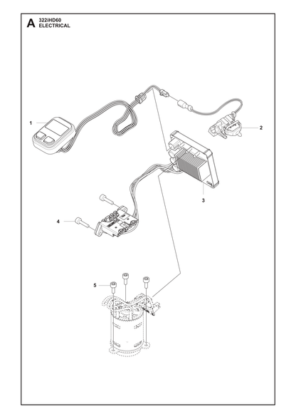 Husqvarna 586438501 onderdelentekening - positie 5