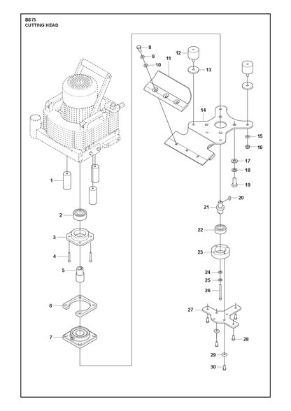 Husqvarna 534678201 onderdelentekening - positie 8