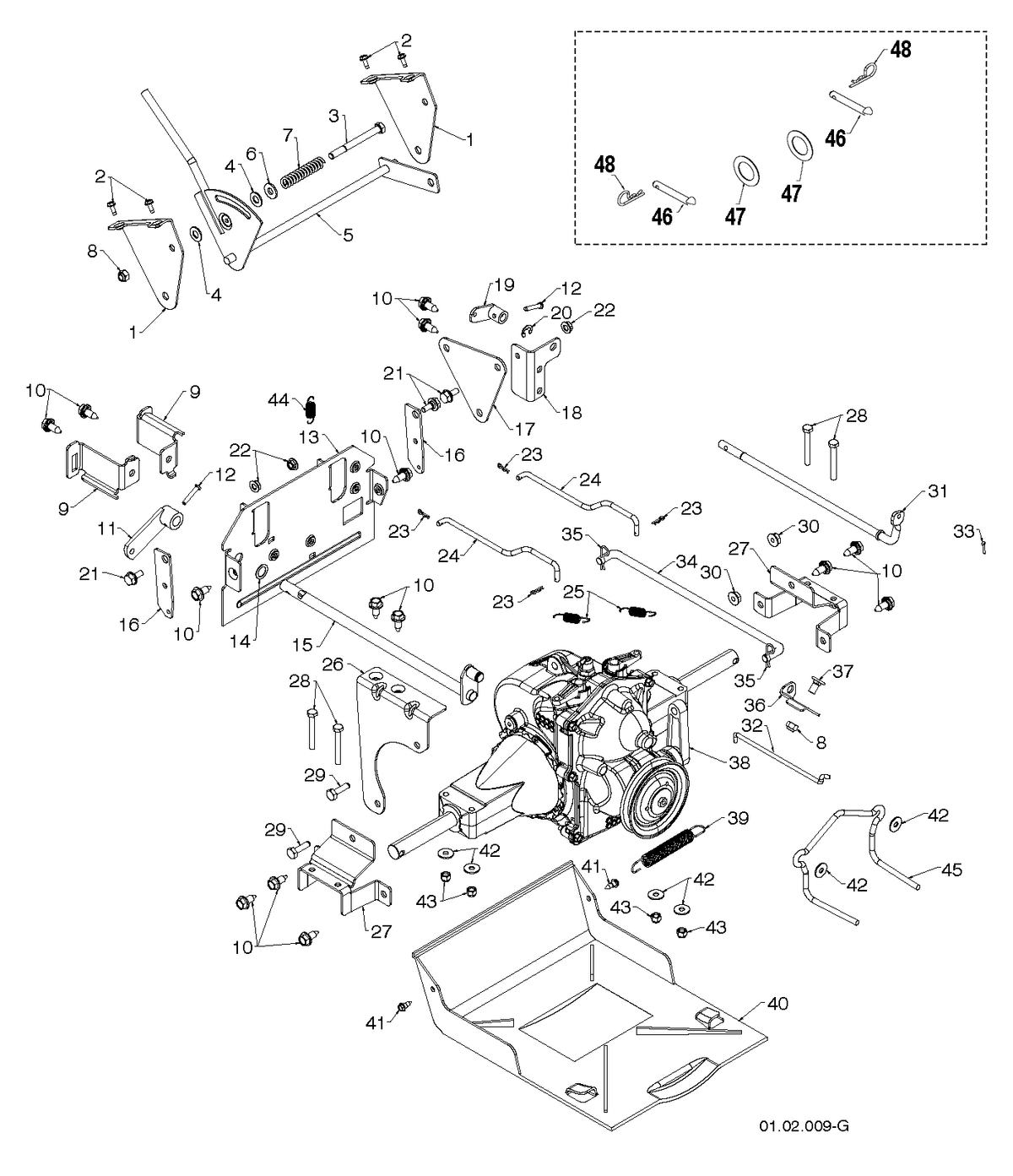 Husqvarna 532065322 onderdelentekening - positie 23