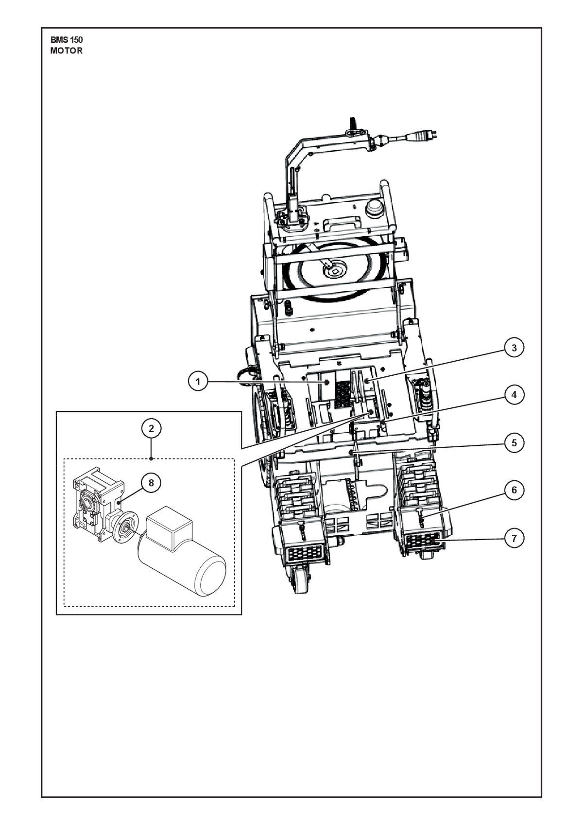 Husqvarna 534366101 onderdelentekening - positie 1