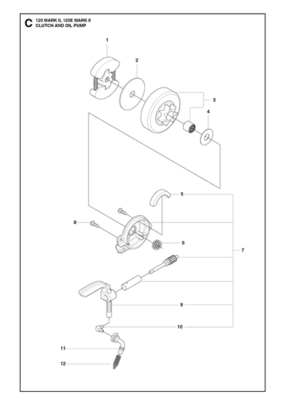 Husqvarna 530014949 onderdelentekening - positie 1