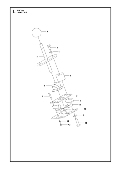 Husqvarna 594501101 onderdelentekening - positie 13