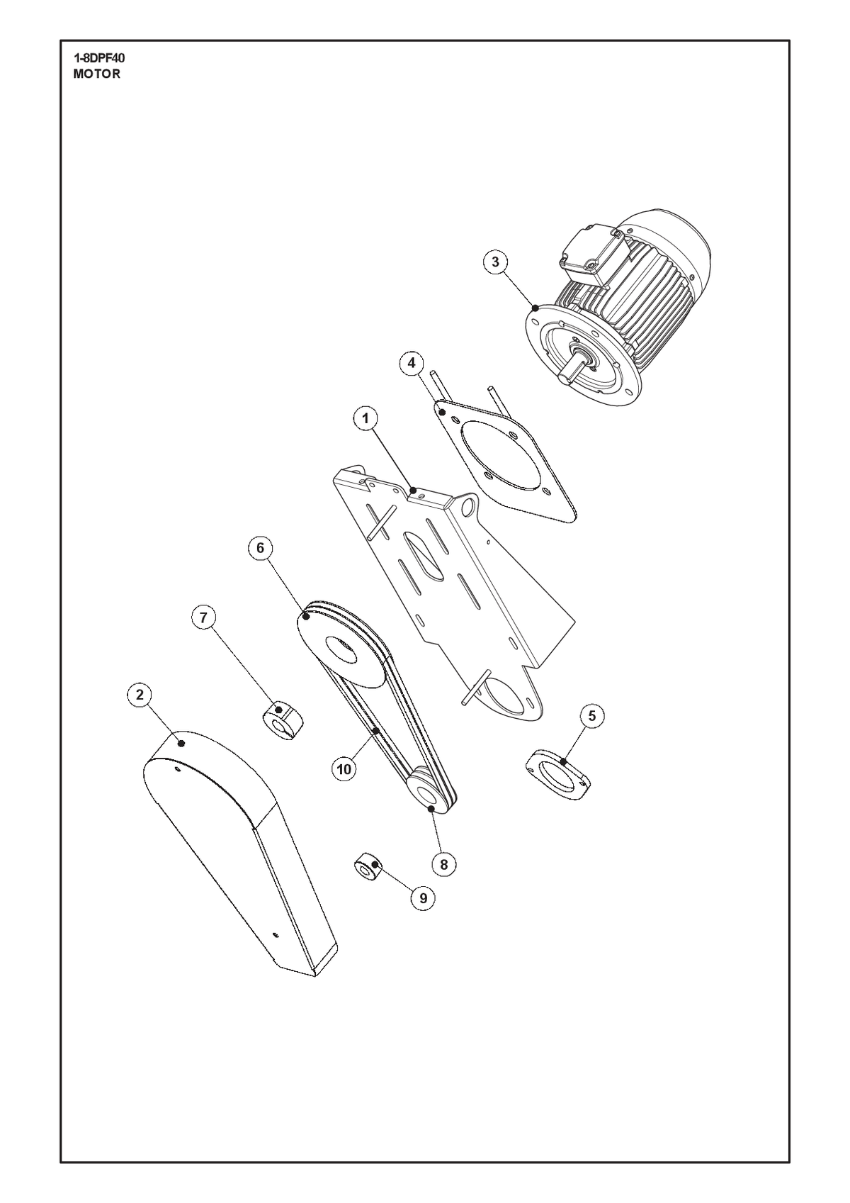 Husqvarna 546143201 onderdelentekening - positie 1