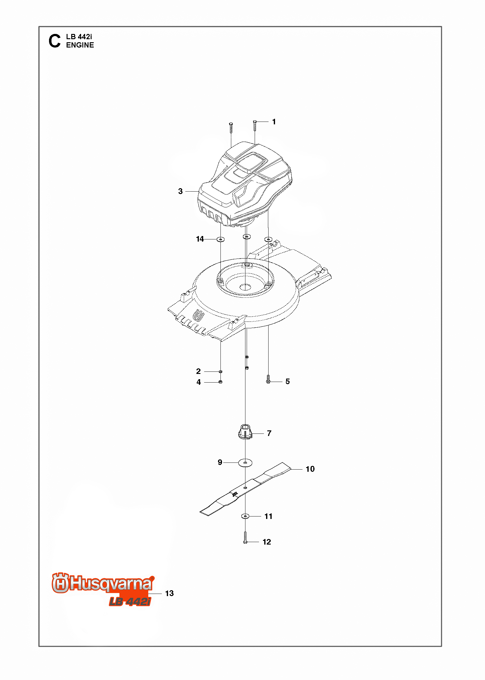 Husqvarna 502882901 onderdelentekening - positie 5