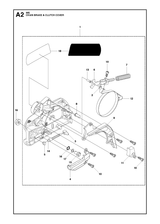 Husqvarna 544097907 onderdelentekening - positie 1