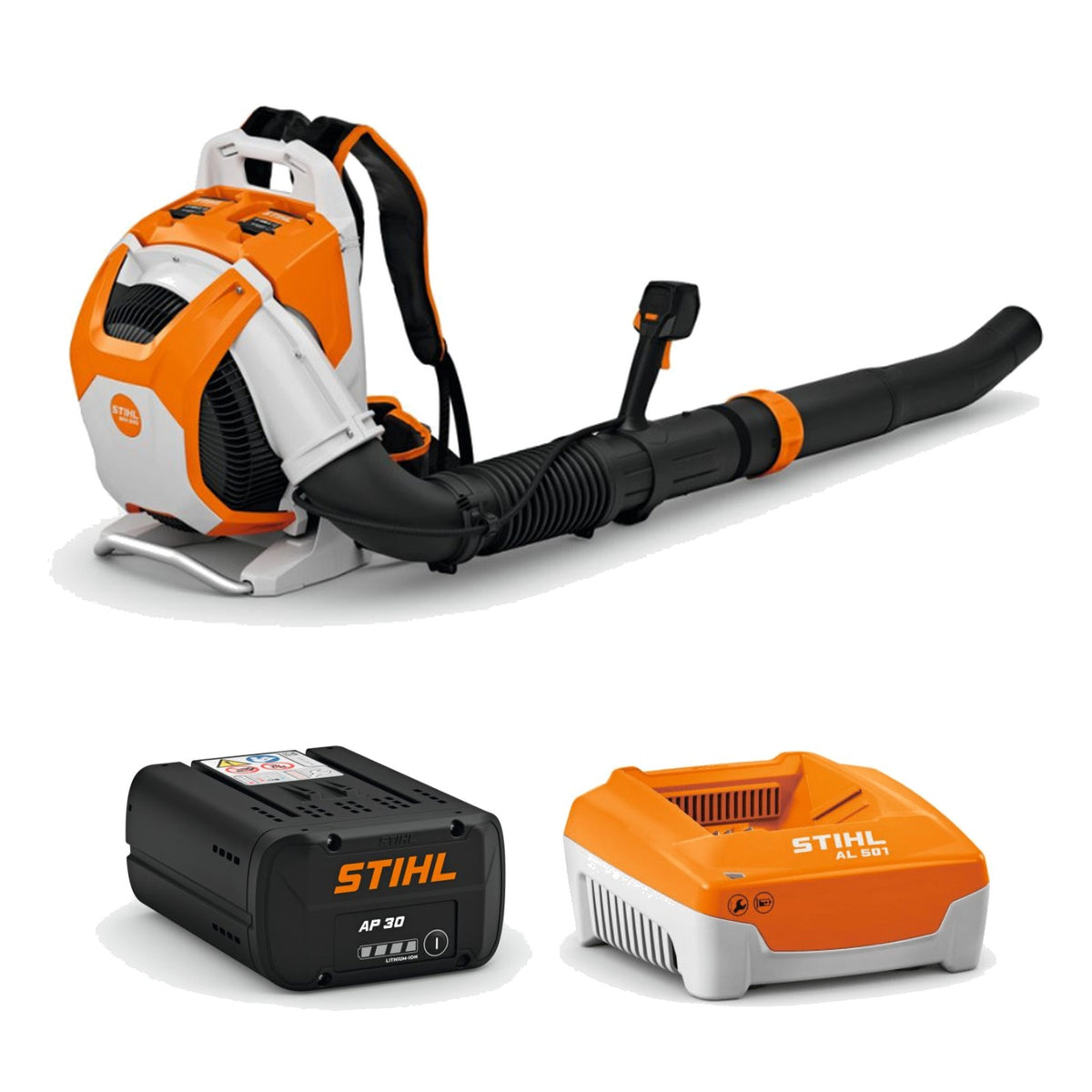STIHL BRA 500 Accu Rugbladblazer + AP 30 Accu + AL 501 Snellader | Set